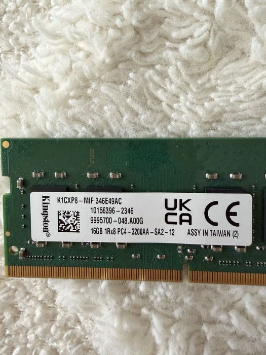 RAM kingston de 16 GB pt laptop