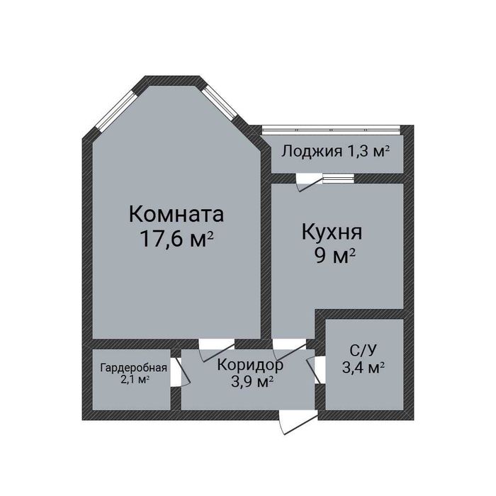Продажа 1-комнатной квартиры