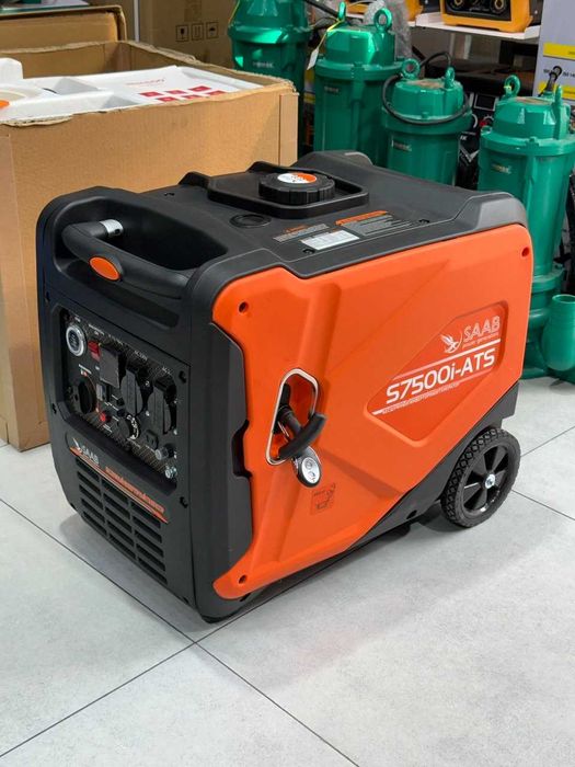 Генератор АВР (ATS BOX) 5 кВт Бесшумный SAAB Гарантия есть