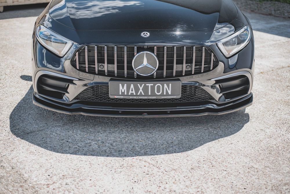 Спойлер за предна AMG броня Maxton design за Mercedes Benz C257 (2018-)