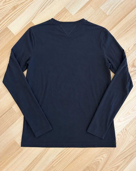 Bluză Tommy Hilfiger bărbați, neagră, Extra Slim Fit, bumbac, mărimea XL