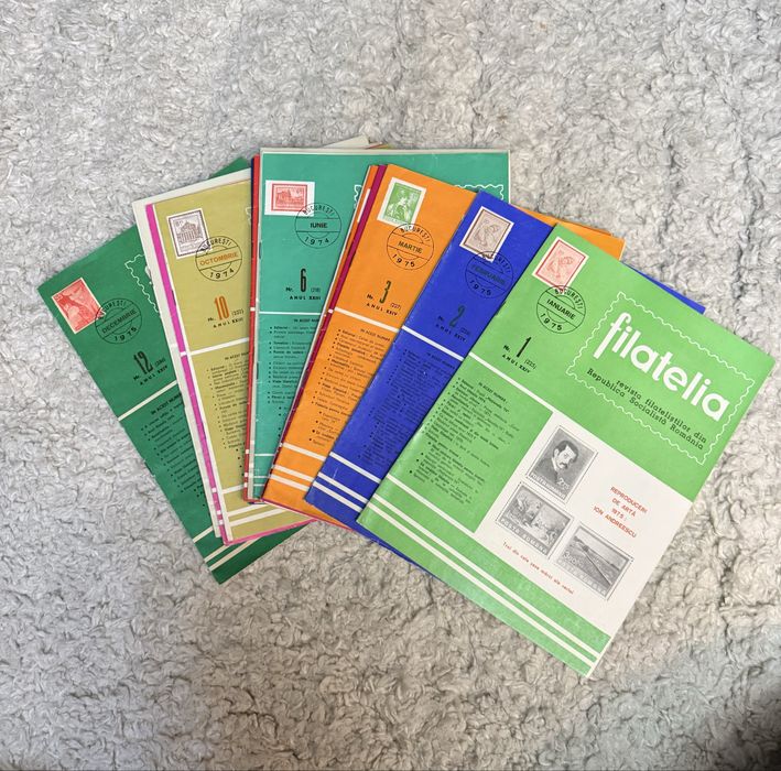 Colectie reviste „Filatelia” – anii XXIII–XXIV (1974–1975)