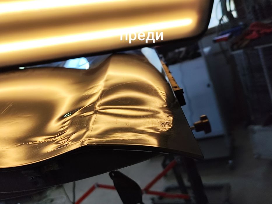 Ремонт на градушка без кит и боя