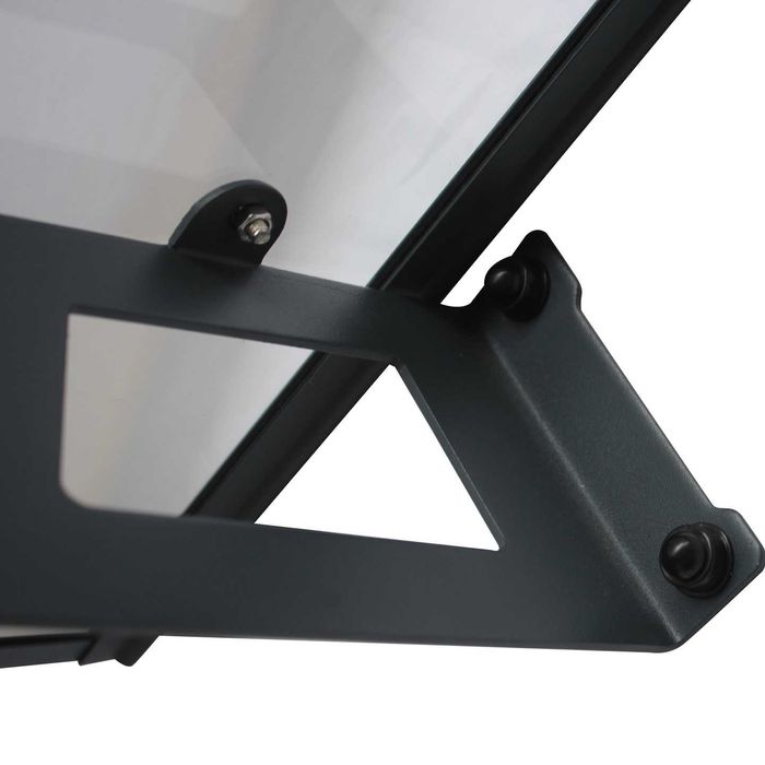 Copertină VIVIEN PRO Alu Plexiglas de ușă 120x80 - 270x100 cm marchiză