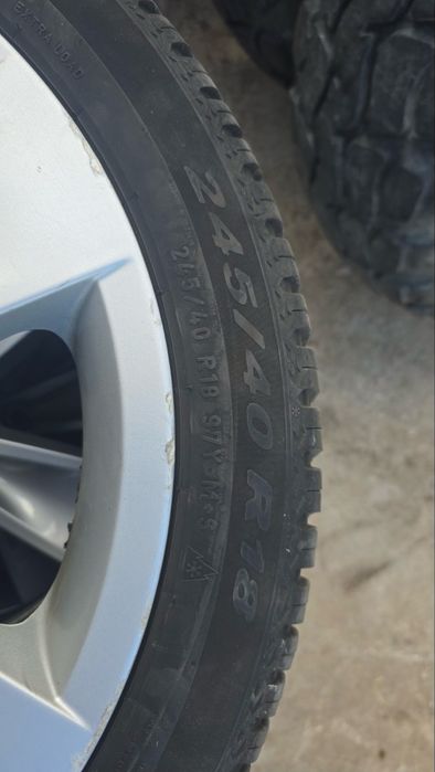 4бр.Джанти с гуми за BMW E60, 225/40/18 Pirelli