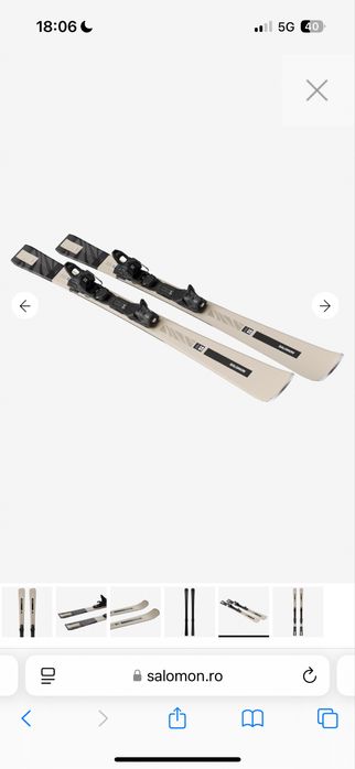 Schiuri Salomon NOI S/MAX N°6 (plus M10) 160 cm