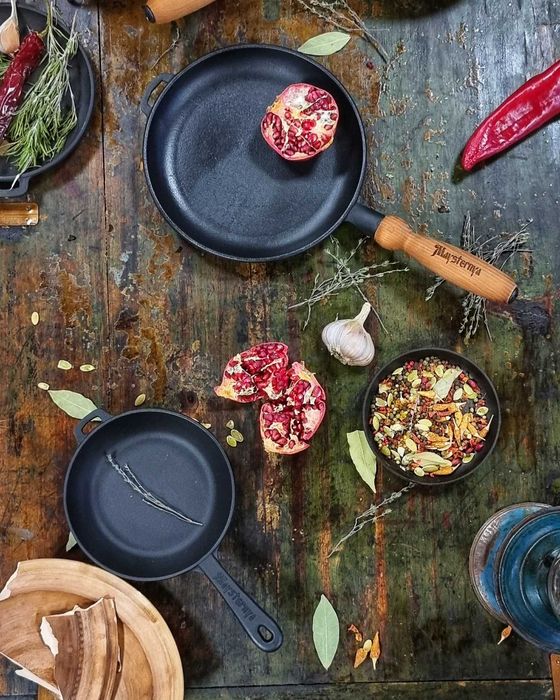 Чугунени съдове ТМ "МАЙСТЕРНЯ", различни видове и размери