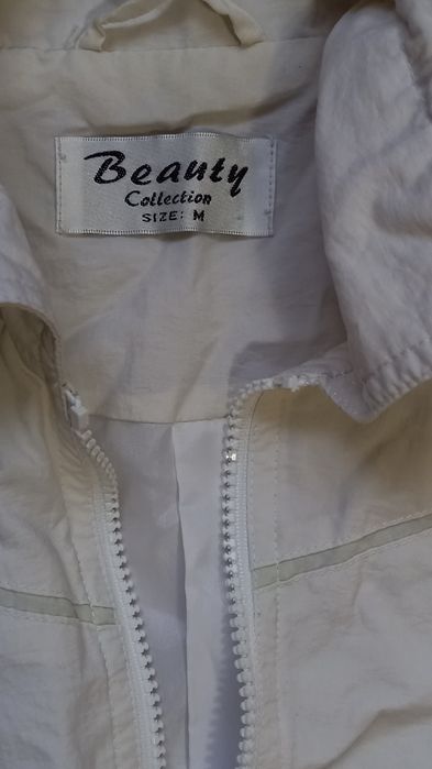 Vestă unisex alba