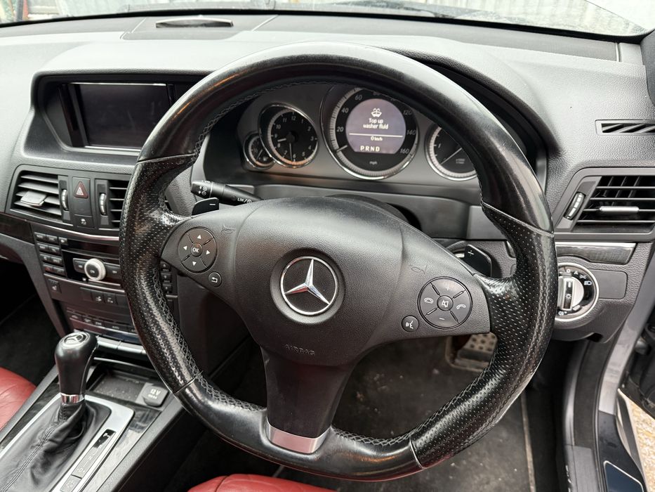 Volan piele airbag sofer padele comenzi Mercedes w204 c class w212 AMG