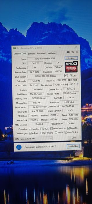Продам Игровой ПК core i7+rx5700