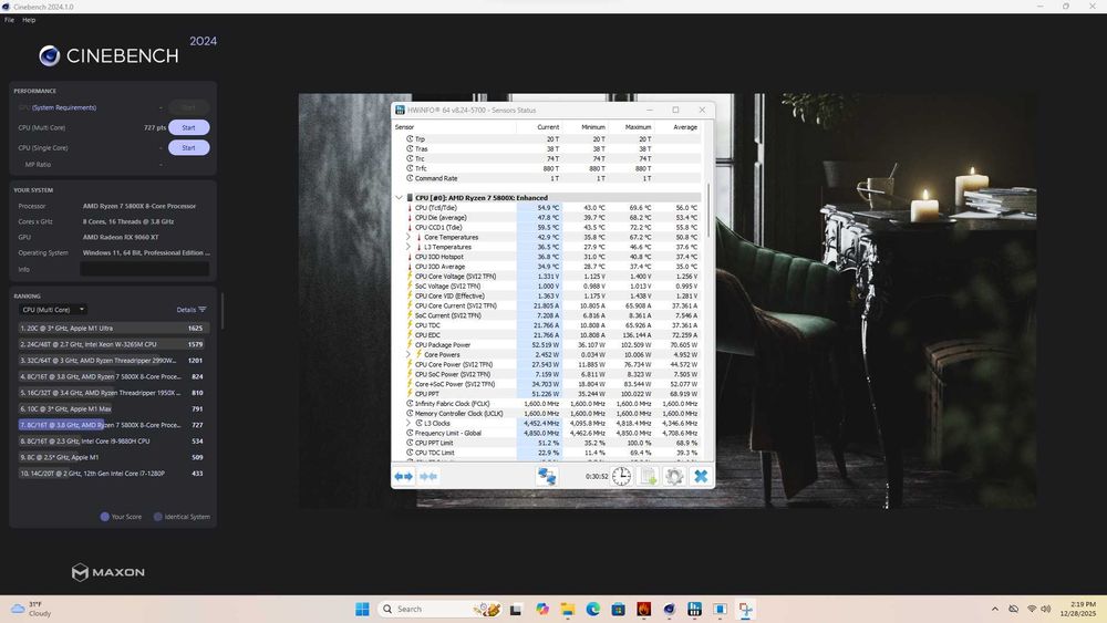 PC Gaming Ryzen 7 5800X RX 9060 XT