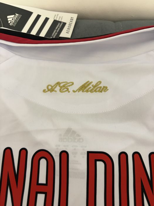 tricou fotbal jersy retro Ac. Milan Ronaldinho 80 away