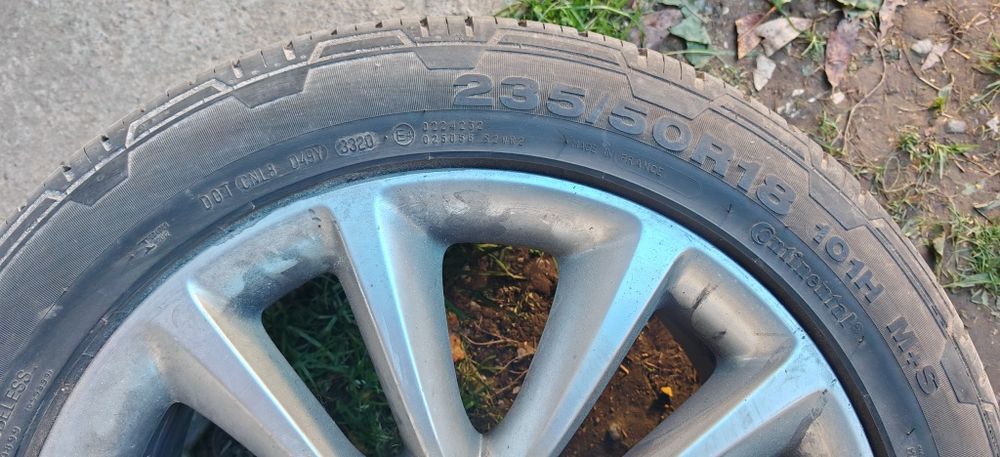 Jante aliaj Roți Opel 18 M+S. Cauciucuri 225 45 19