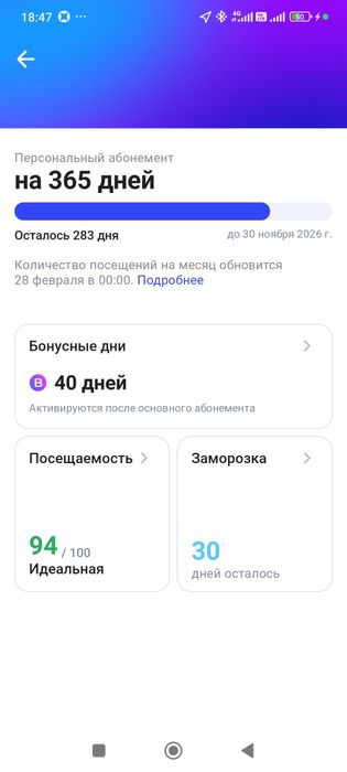 1fit абонемент продам срочно