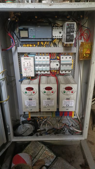 Tablou electric,mașinărie industrială de făcut coroane