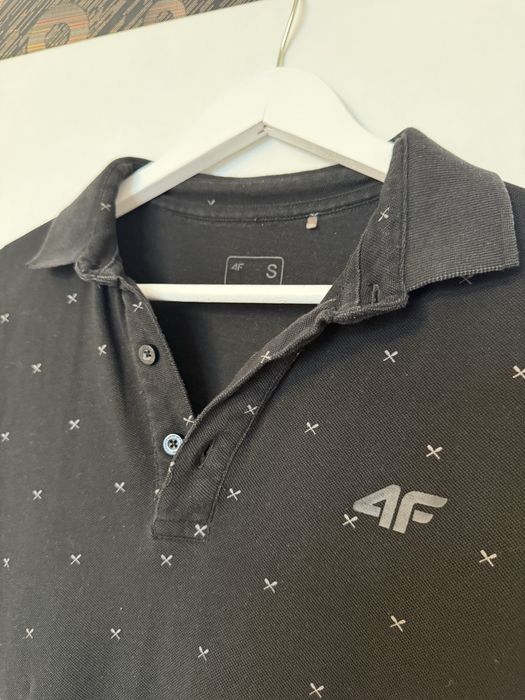 Tricou polo 4F negru