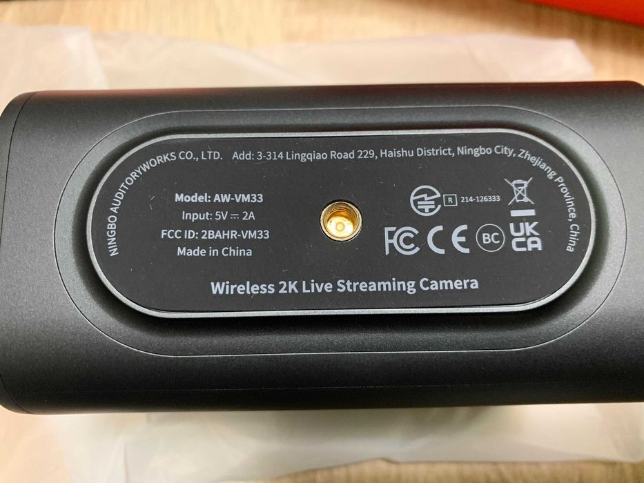 NearStream VM33 2K Wireless Streaming Camera
