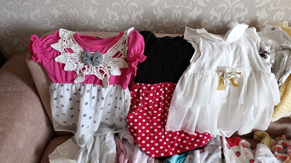 Пакет детских вещей 0-12 мес