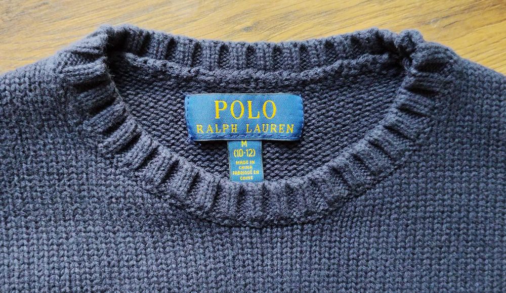 Оригинален пуловер RALPH LAUREN, размер 140-152, 9-11 години, като нов
