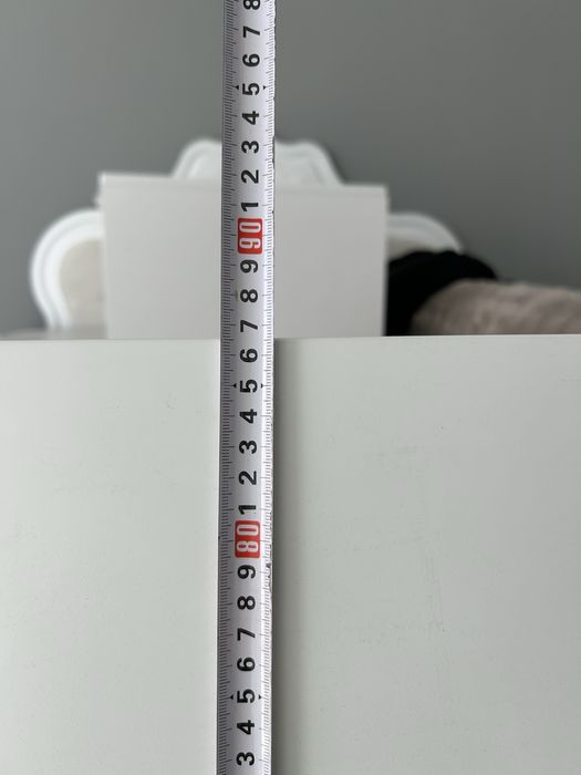 Плоскост МДФ бял гланц 87/59 заоблени ъгли