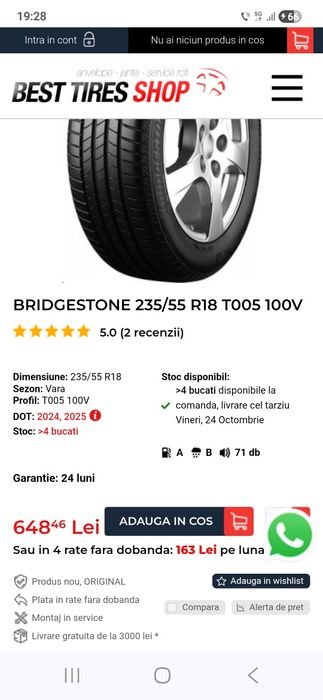 Anvelope Bridgestone Turanza Too5