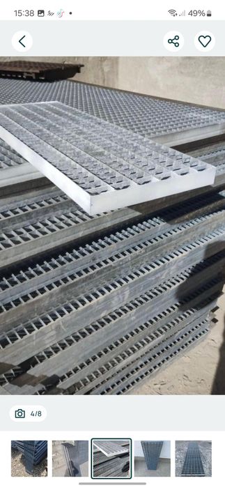 Trepte zincate galvanizate