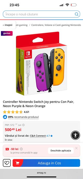 Controller Nintendo Switch JOY-CON