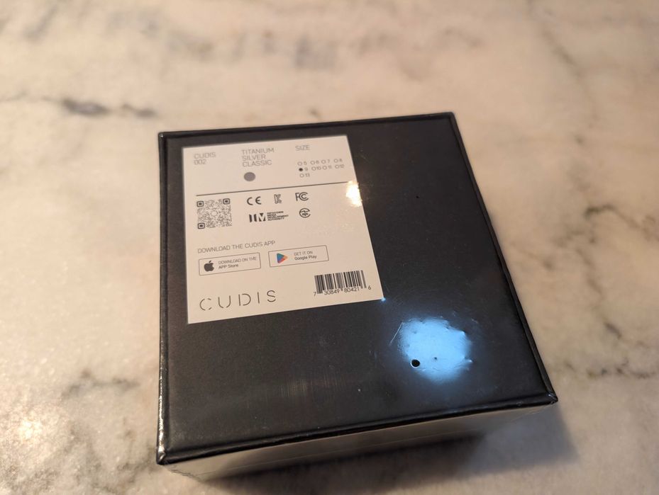 Vand Inel Smartring Fitness Cudis Model 002, Silver Wearable