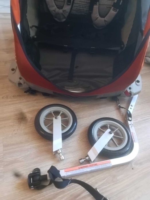 Двойна количка/ рикша за велосипед