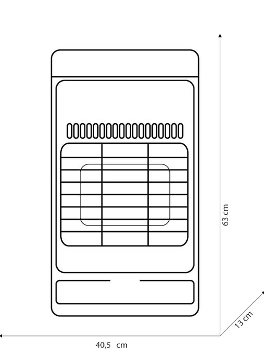 Olimpia Splendid 99827  soba incalzire pe gaz metan cu ventilator