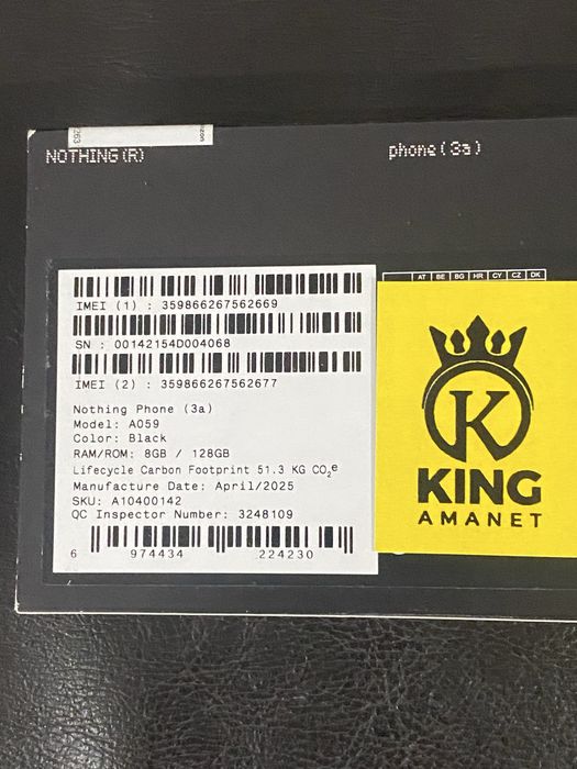 Vand nothing  phone 3a ,8/128 gb sigilat