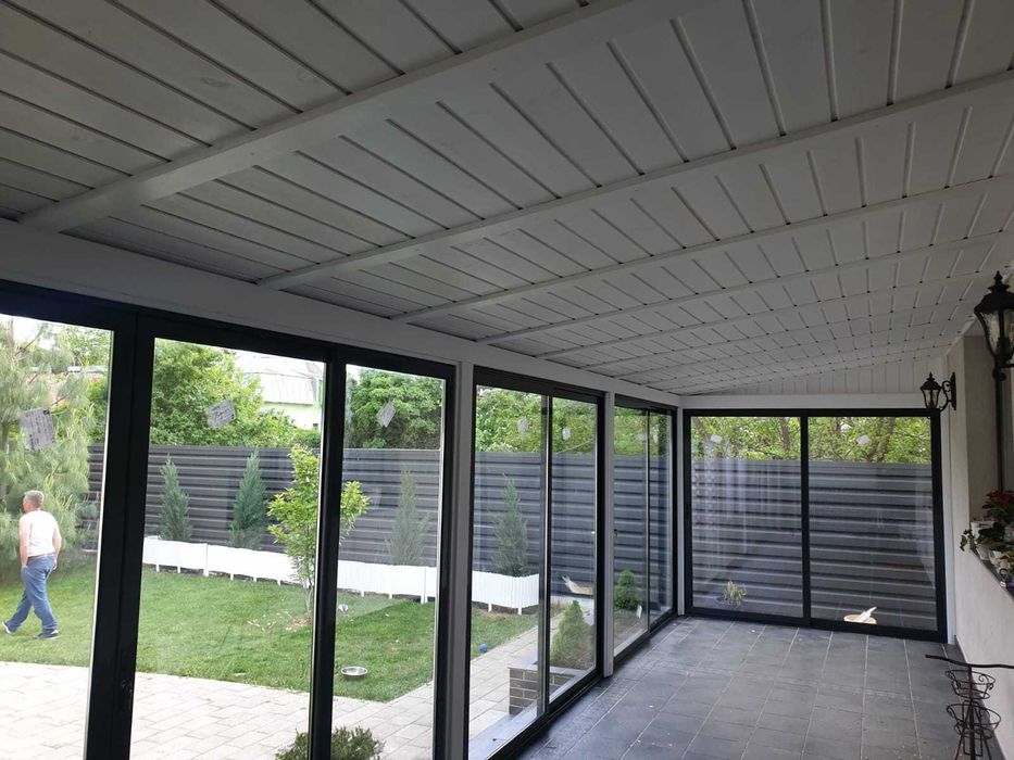 Inchideri terase si foisoare cu sticla, screen sau folie.