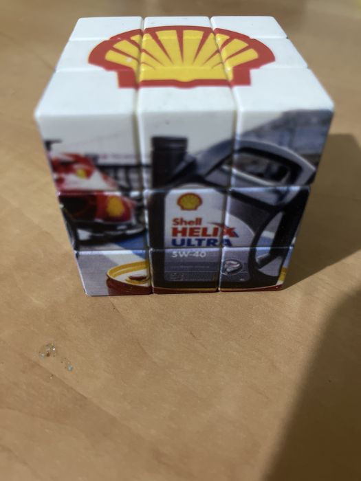 Кубик рубик 3 на 3 с рисунками компании “Shell”