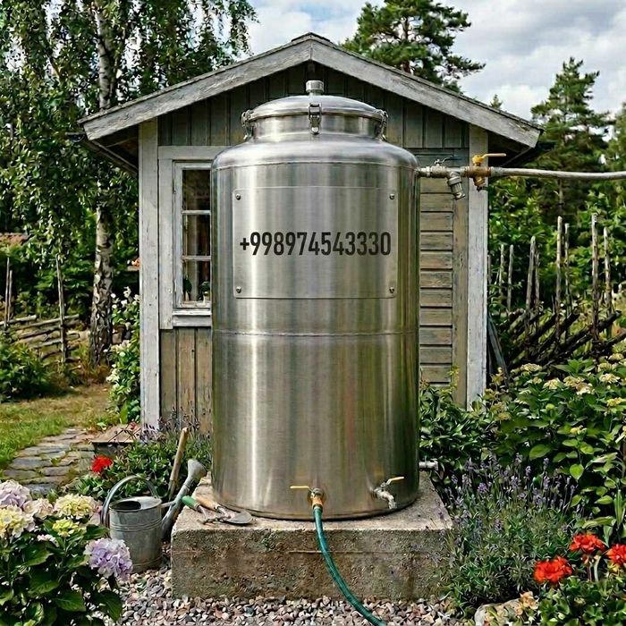 Nerjaveyka Резервуар для питьевой воды 1-TN Бак из нержавейки Suv baki