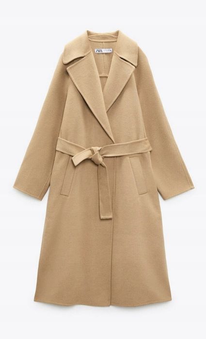 Palton lana Hande made Zara Limited