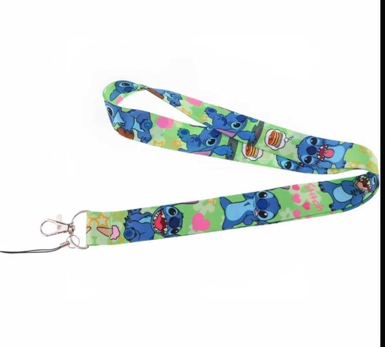 Ножици, линия,  мини тиксо и връзки на Стич