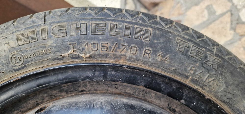 Резервна гума с джанта за Сеат - 105/70/R 14