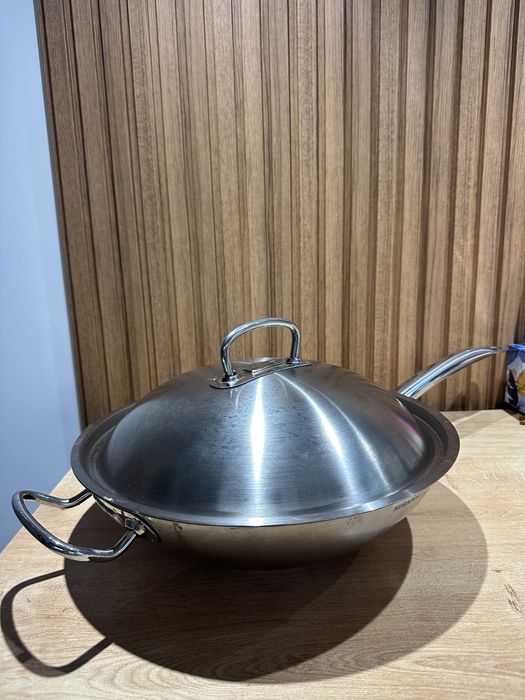 Tigaie Wok, inox, 32cm - Korkmaz