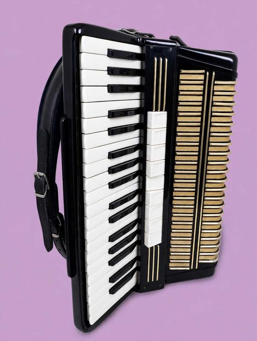 Acordeon Hohner Verdi 2,  96 basi negru