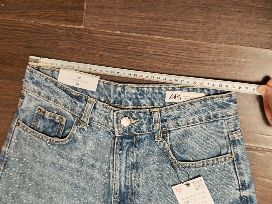 Нови дънки Zara с кристали