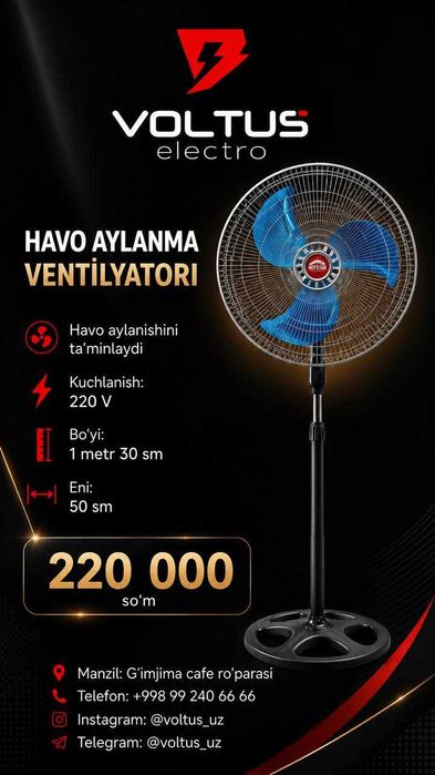 havo aylanma ventilyatori