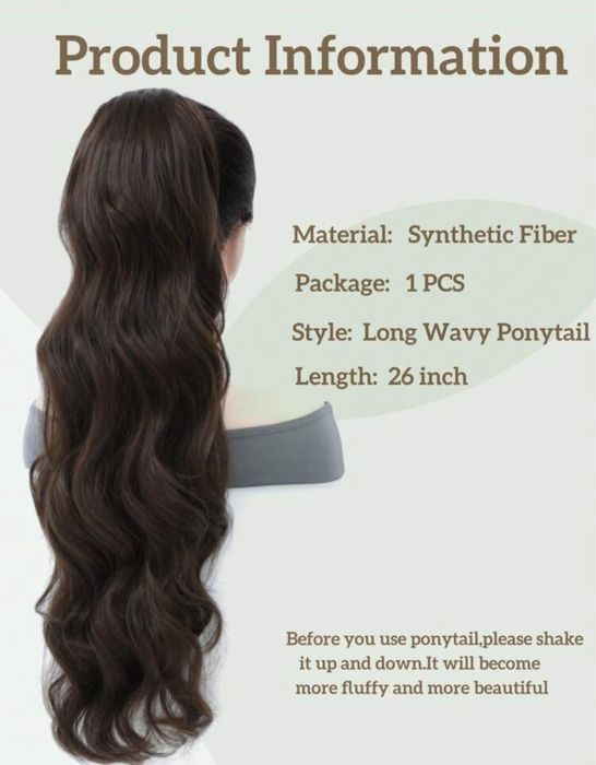 Extensie par - coada 36 cm