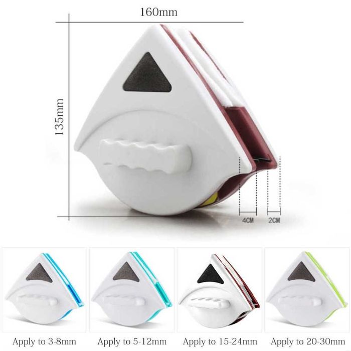 Двустранен уред за почистване на прозорци до 8 мм