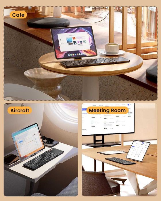 Портативная беспроводная складная клавиатура с тачпадом ProtoArc XK01