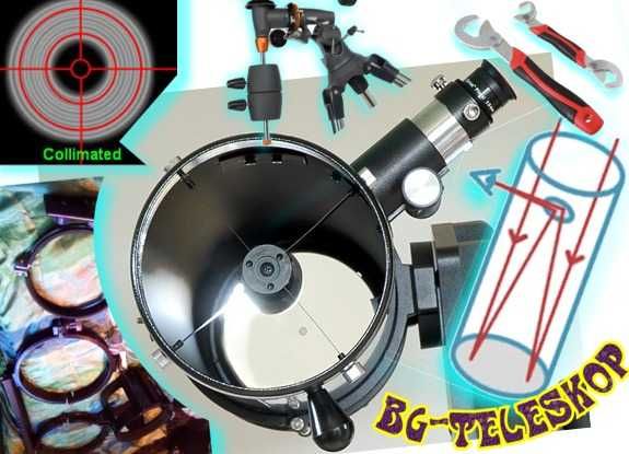 Телескоп Нютон рефлектор 76/114/152/204мм, само тръба или с монтировка