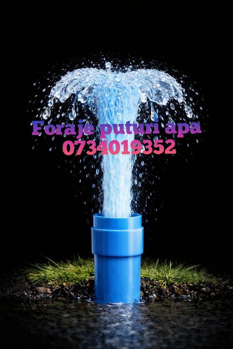Foraje puturi apa manual si mecanizat 0-200m,denisipari si adanciri,foraje profesionale,foraje pompe de caldura
