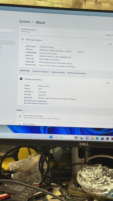 Mini PC, AMD Ryzen5 5600 U, 16GB ram, 512GB