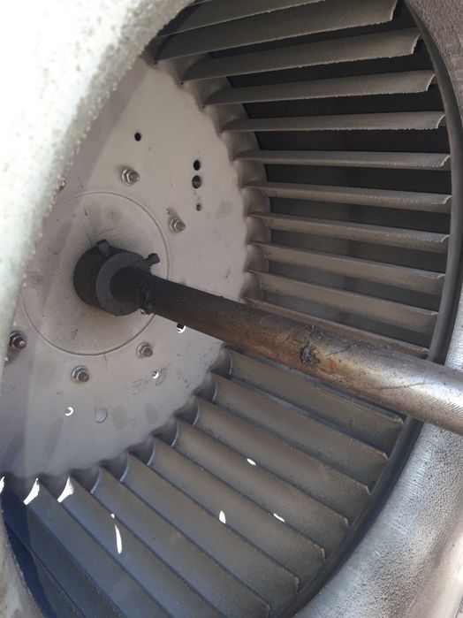 Exhaustor dublu aspirant cu debit mare.