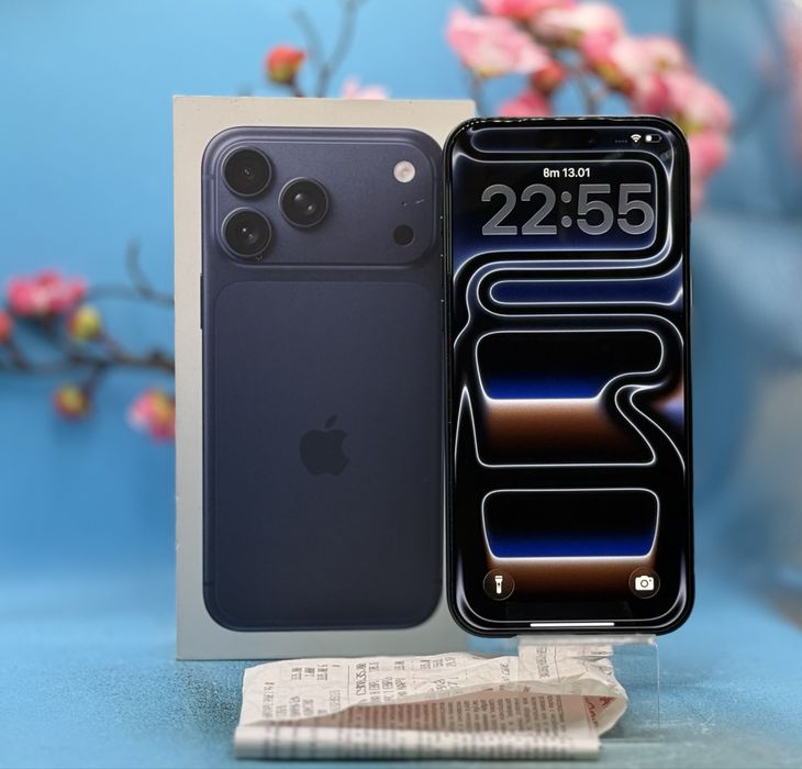 ГАРАНЦИОНЕН!!! Apple iPhone 17 Pro Max, 512GB, 5G, Deep Blue