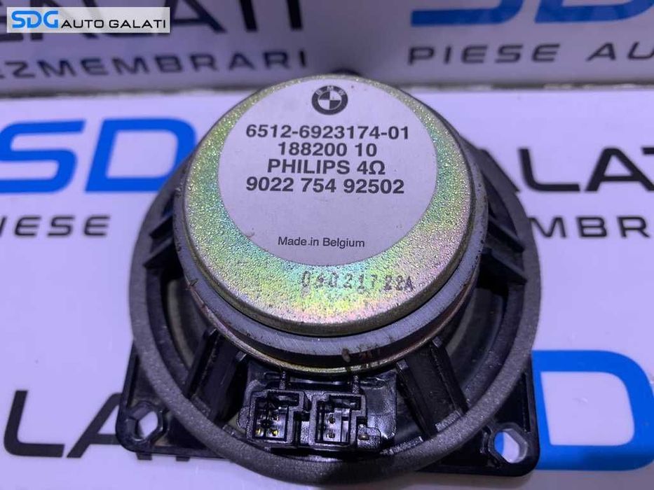 Boxa Boxe Difuzor Difuzoare Audio Philips BMW Seria 5 E60 E61  2003 - 2010 Cod 6923174 6512-6923174-01 [AV0096]